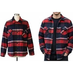 MWG Canada Lumber Men Buffalo Utility Jacket Plaid Wool XL